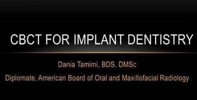 CBCT for Implant Dentistry ( 3Parts) - Dental Courses | كورسات طب اسنان