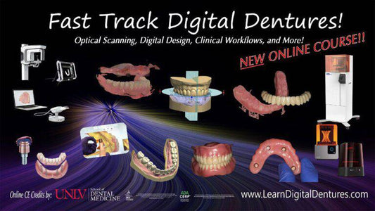 Step-by-Step Digital Dentures For the Dentist and Technician – Scanners, Software, Lab Techniques, and More! (CME VIDEOS) - Dental Courses | كورسات طب اسنان