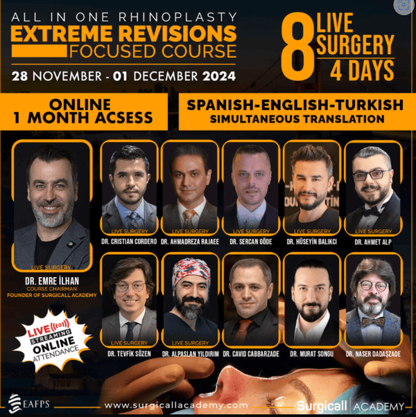 Surgical Academy Extreme Revisions Focused Course All Lectures + 8 Live Surgeries ( ENGLISH LANGUAGE )