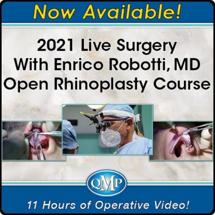 2021 Live Surgery With Enrico Robotti, MD Open Rhinoplasty Course