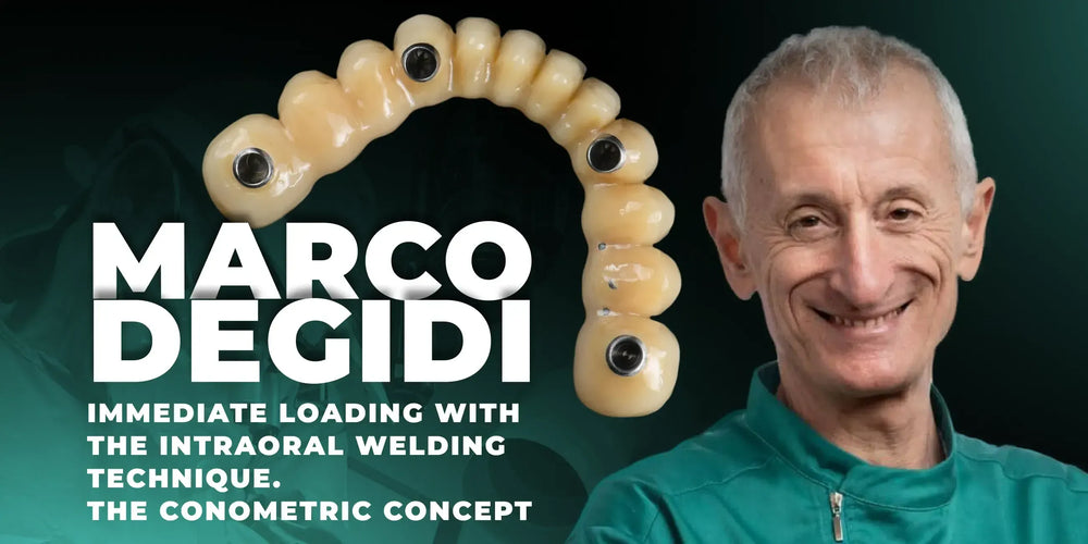 Immediate loading with the intraoral welding technique. The conometric concept