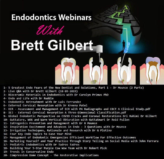 Endodontics Webinars with Brett Gilbert - Dental Courses | كورسات طب اسنان