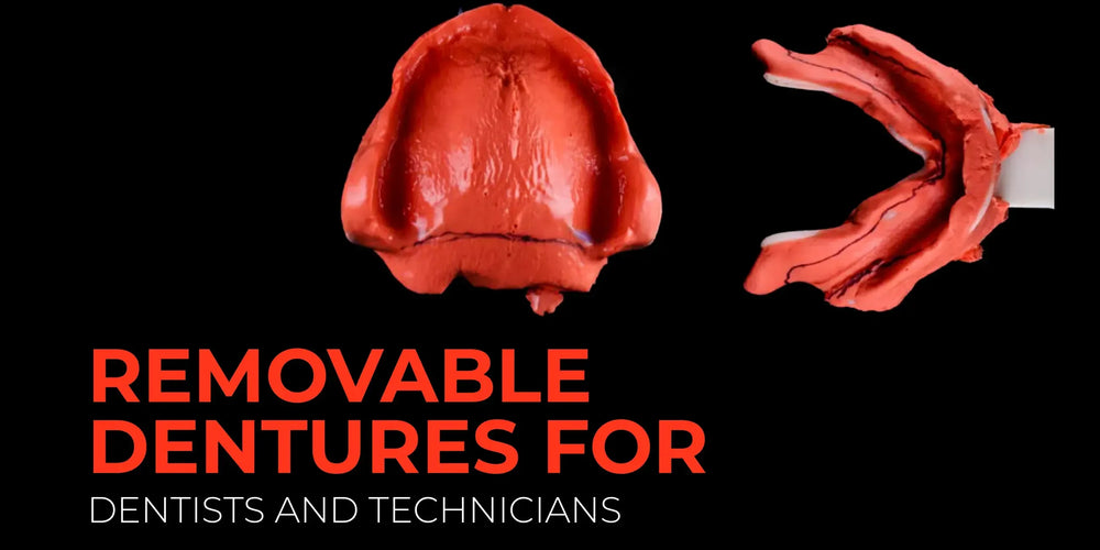 Removable dentures for dentists and technicians
