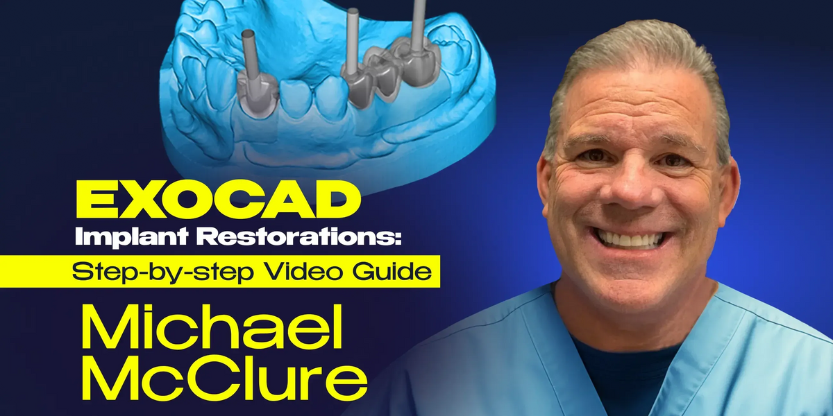 EXOCAD Implant Restorations: Step‑by‑Step Video Guide-course