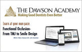 Functional Occlusion-From TMJ to Smile Design