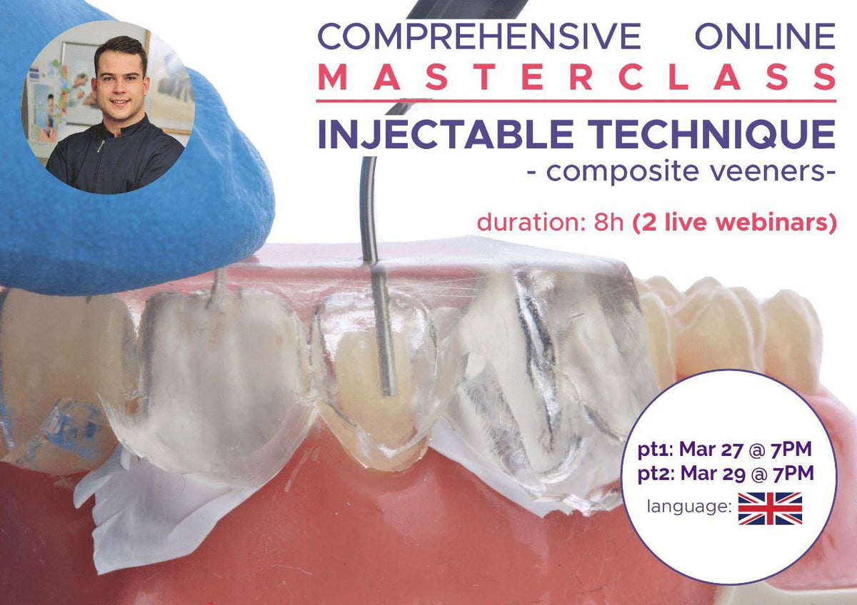 Injectable Technique: Composites Veneers, Comprehensive Online MasterClass 2022-course