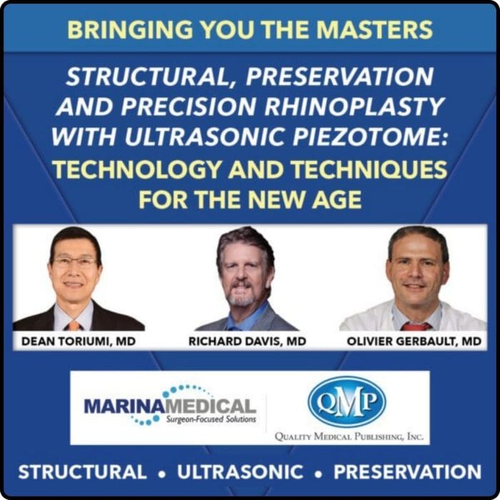 Rhinoplasty Master Class with Dean Toriumi, MD, Richard Davis, MD, Olivier Gerbault, MD