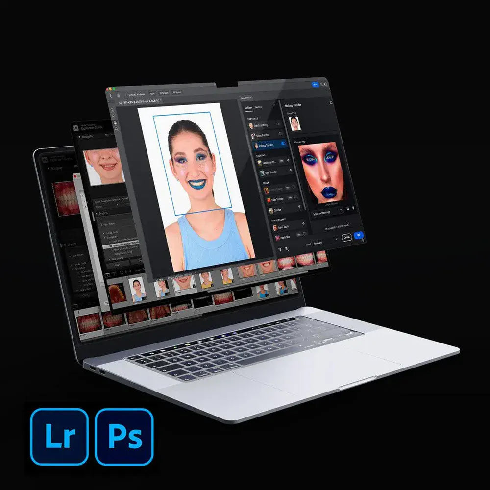 Secrets of editing dental photos in Photoshop and Lightroom