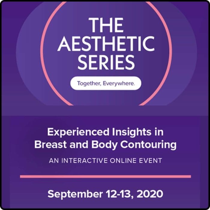 The Aesthetic Society Series Experienced Insights in Breast and Body Contouring 2020